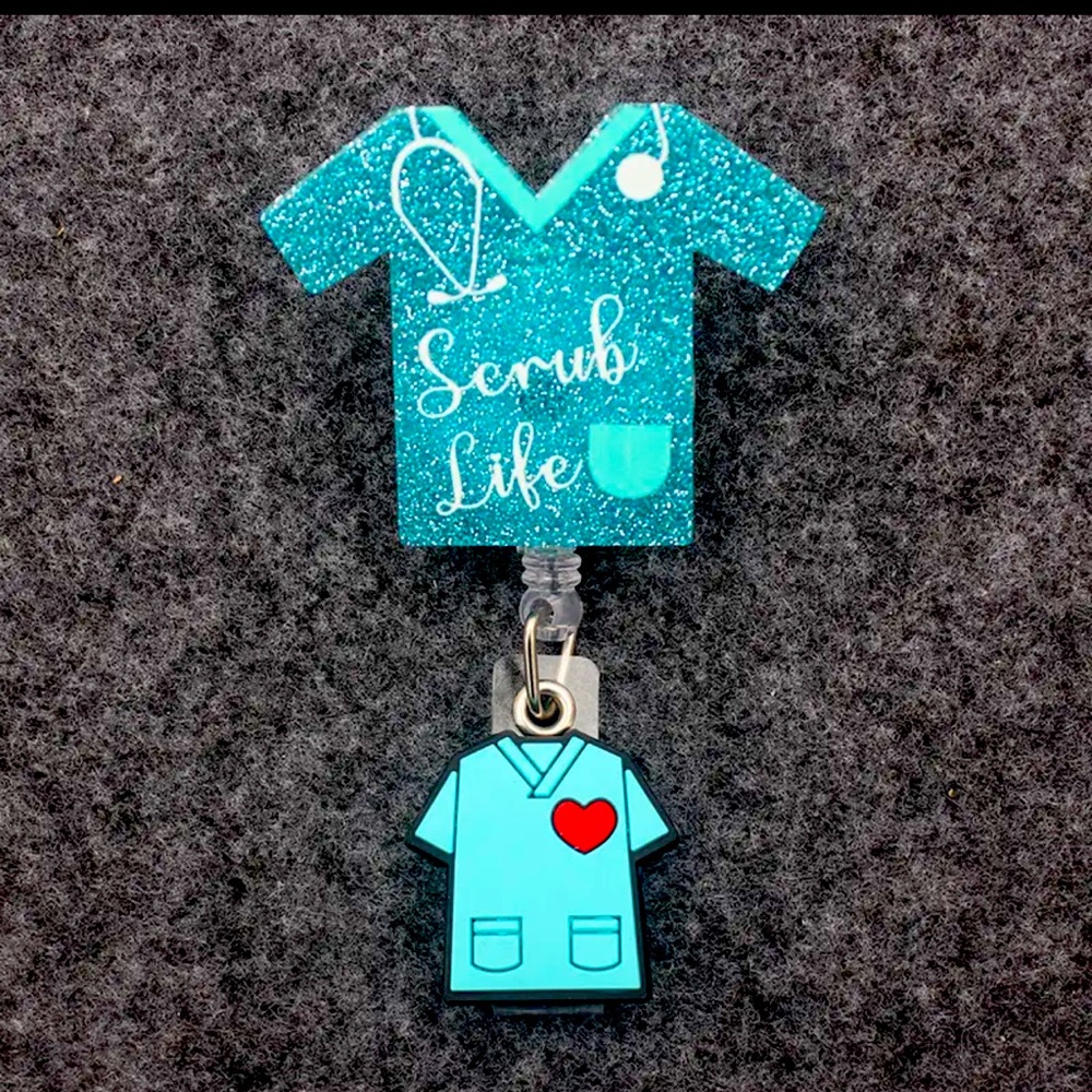 Medical Supplies Cute Style Doctor Nurse Retractable Badge Reel Card Holder